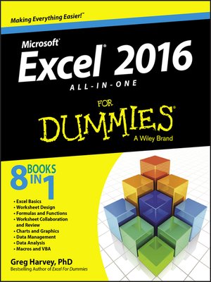 cover image of Excel 2016 All-in-One For Dummies